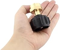 Vista 4 de Hooshing Adaptador de Recarga de Propano para Tanques de Propano de 1 lb Válvula Reguladora QCC1 Compatible con Tanque de Propano QCC1/Tipo1