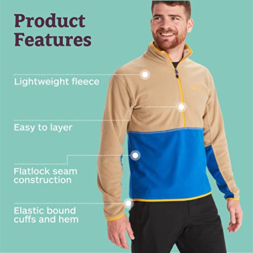 Image of MARMOT Men's Rocklin 1 /2 Zip, Lightweight Fleece Pullover Jacket