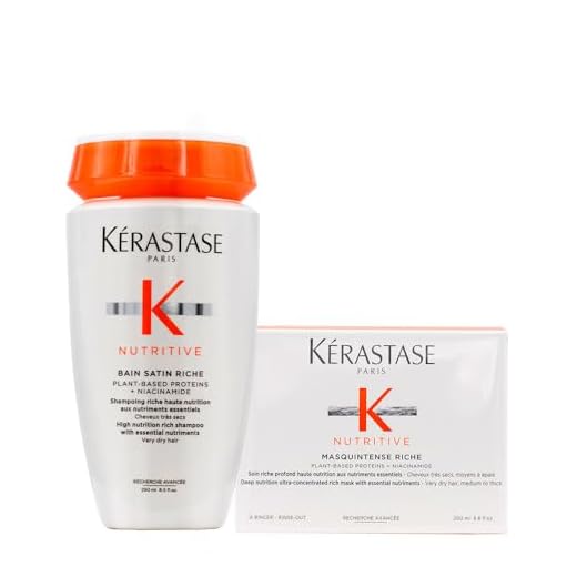 Kerastase Nutritive Set für trockenes Haar Shampoo 250ml und Haarmaske für dickes Haar 200ml