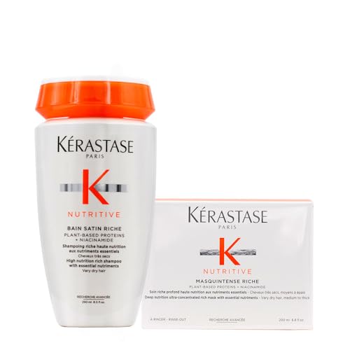 Kerastase Nutritive Bain Satin Riche 250ml Masque Intense Riche 200ml