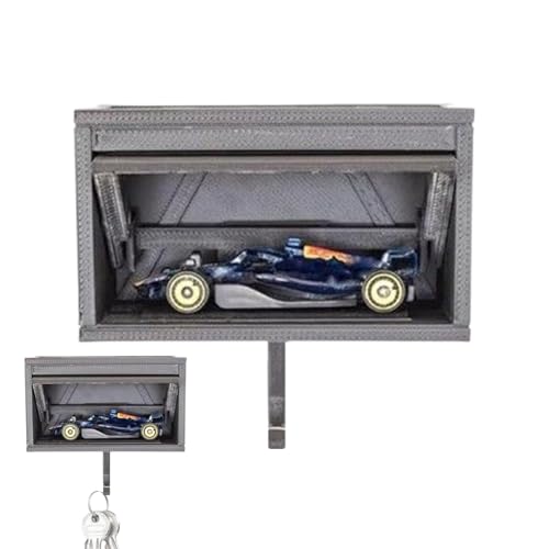 Support Mural pour clés de Garage de Voiture, Garage de Voiture avec Porte Qui s'ouvre, Organiseur de clés, Support Mural, Installation Facile pour clés, pour entrée, Porte d'entrée, Couloir,