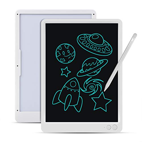 LCD Schreibtafel 13,5 Zoll Bunte hellere Schrift, Digitale Maltafel mit Anti-Clearance Funktion, LCD Writing Tablet Schreibtafel für Kinder