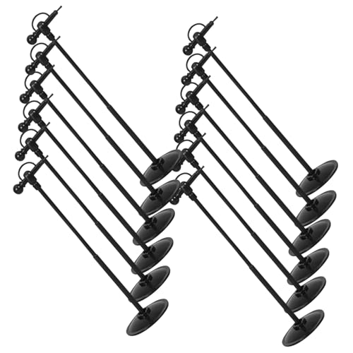 POPETPOP 60 Pièces Mini-Micro Accessoires De Microphone pour Micro pour La Déco Ornement Ornement Miniature Plastique Gris