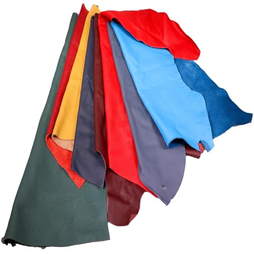 Langlauf Schuhbedarf 1KG Lederstücke Bunt - Lederreste - Zuschnitte aus echtem Leder in zufälligen Größen und Farben - bunt Sortiert - Stücke mit verschiedenen Formen - Handsortiert Langlauf Schuhbedarf 1KG Lederstücke Bunt - Lederreste - Zuschnitte aus echtem Leder in zufälligen Größen und Farben - bunt Sortiert - Stücke mit verschiedenen Formen - Handsortiert