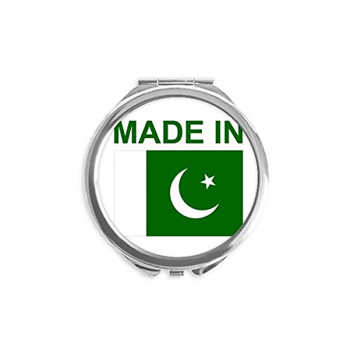 Miroir rond maquillage de poche aux finitions soignées style Pakistan original