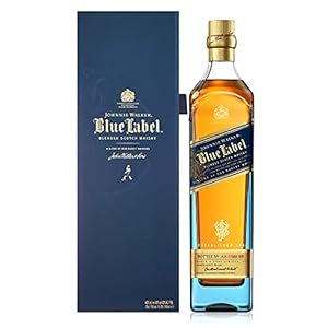 Johnnie Walker Blue Label Blended Scotch Whisky 70cl mit Geschenkverpackung