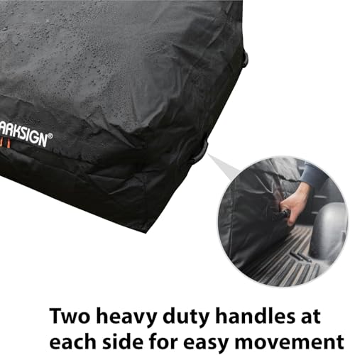 Image of Truck Bed Bag with Cargo Net, 26 Cubic Feet 100% Waterproof Truck Cargo Bag Fits Any Truck Size with 4 Handles, Packing Bag (51''x40''x22'', Patent Pending)