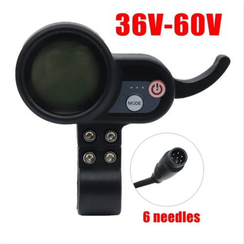 Pantalla LCD de 36V-60V y controlador de 60V 50A para reparar tirones en motor dual 4