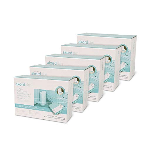 Akord Slim Refill Liner - Adult Diaper Disposal Refill 10 Pack for 7