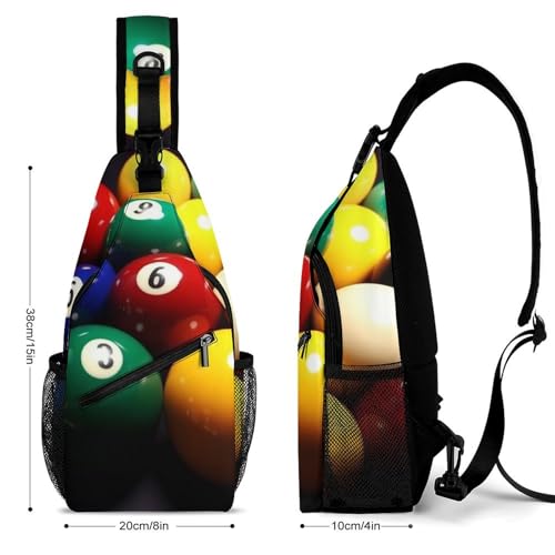 Mochila tipo bandolera deportiva blanca para senderismo y uso casual miniatura 2