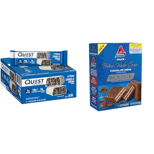 Quest Cookies Cream Barra de Proteína 18g 12 unidades miniatura 1