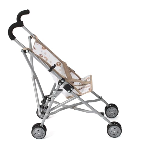 Bayer Chic 2000 - Puppenbuggy Roma, Puppenwagen, Mini-Buggy, Bärchen beige, 601-63