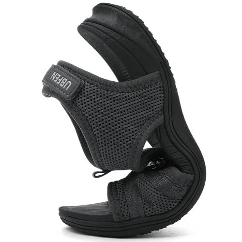 Image of UBFEN Womens Hiking Sandals Comfortable Walking Sandals Summer Sport Breathable Arch Support