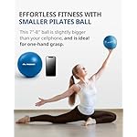 Trideer Pilates Ball - 7-8 inch with Pump, Small Core Ball for Yoga, Barre, Physical Therapy - Image 5