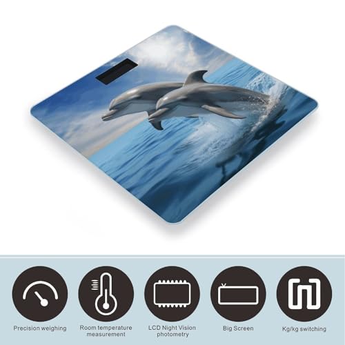 Báscula Digital para Baño con Capacidad 400 lb y Pantalla LCD miniatura 3