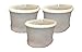 Think Crucial 3 Replacements for Kenmore 14906 EF1 & Emerson MAF1 Humidifier Wick Filter Fits 14410, 14411, 14906, 15412, 29979, 29980, 29981, 29982, 144105, 144106, Compatible With Part # 42-14906