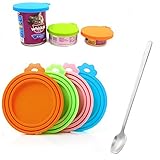 Universelle Größe: Der Deckel nimmt die universelle Größe an, die für kleine, mittlere und große Tiernahrungsdosen verwendet wird und für alle gängigen Dosenfuttergrößen geeignet ist.