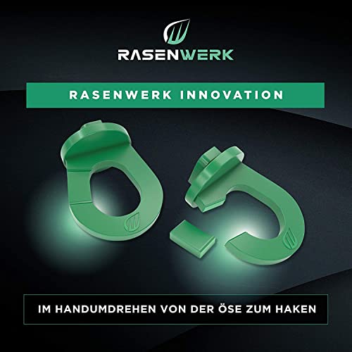 RASENWERK®, 100 innovative greenhouse clips with notch, sturdy plant holder, compatible with the brands Zelsius, Deuba etc - Image 2