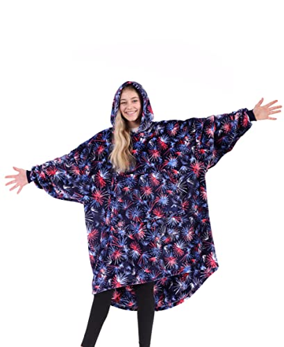 THE COMFY Dream | Lightweight Microfiber Fleece Wearable Blanket, Oversized