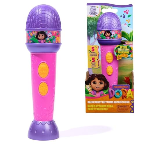 Microphone avec effets sonores Dora jouet musical interactif