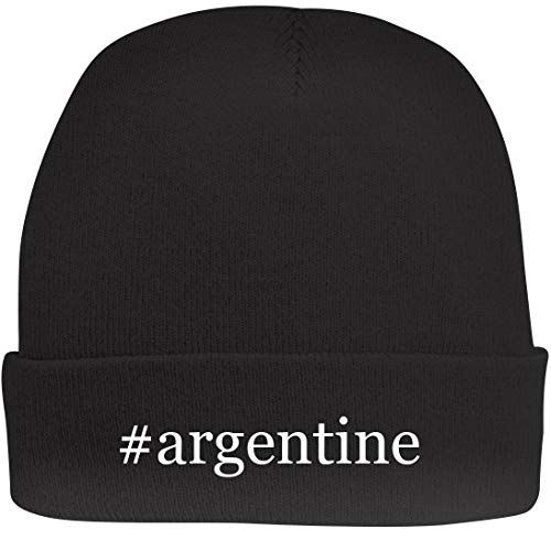 Shirt Me Up #Argentine - A Nice Hashtag Beanie Cap, Black, OSFA