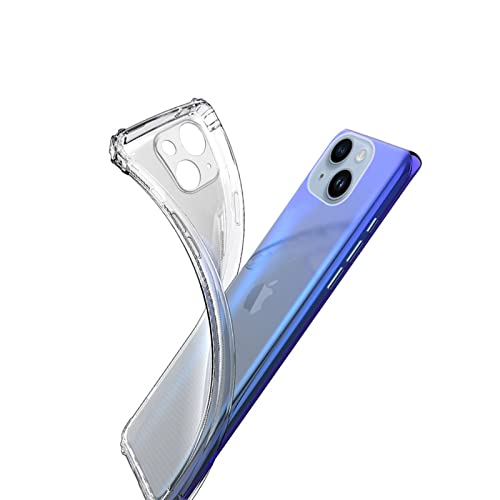 Image of Amazon Brand - Solimo Basic Case for Apple iPhone 14-6.1 inch (Thermoplastic Polyurethane Clear)