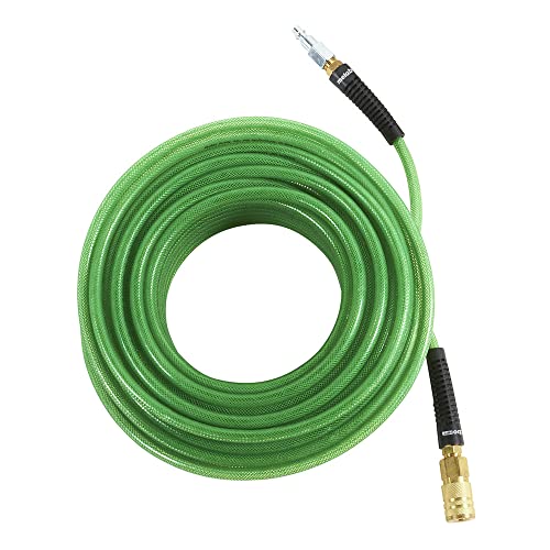 Metabo HPT 115156M 1/4 in. x 100 ft. Polyurethane Air Hose with Industrial Fittings (Green)