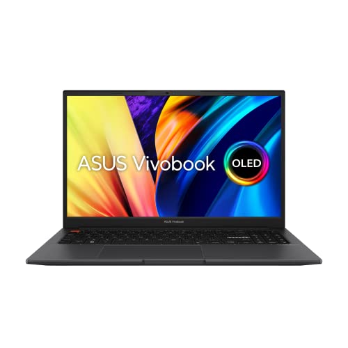 ASUS Vivobook S15 OLED Laptop | 15,6' WQHD+ 120Hz OLED Display | Intel Core i7-12700H | 16 GB RAM | 1 TBB SSD | Intel Iris Xe Graphics | Windows 11 | QWERTZ Tastatur | Black