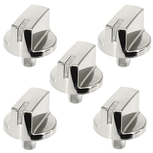 UPTTHOW AEZ73293801 Stove Knob Gas Oven Range Control Knob Assembly Compatible with LG Burner Accessories Replacements Part AP5594929 2025031 AH3639420 (5PCS)