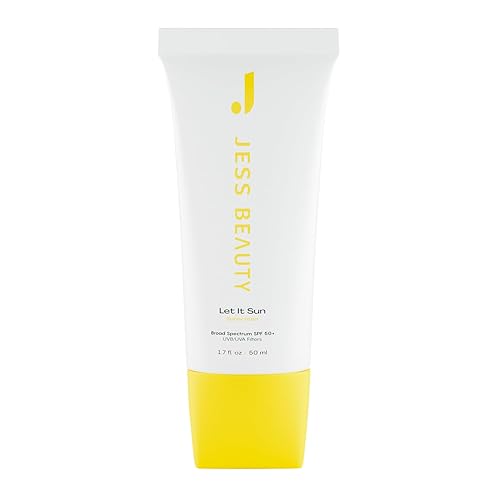 JESS BEAUTY | Let it Sun 50+ Protector solar Té verde y extracto de aloe | Cuidado de la piel Protección solar 1.7 fl oz