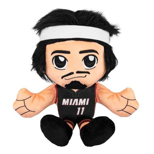 Peluche NBA Jaime Jaquez Jr. assise pour décorer votre bureau de fan du Miami Heat