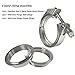 HFS(R) V-Band Clamp Stainless Steel 304 with Flange Male Female Quick Release for Exhaust System (3 IN)