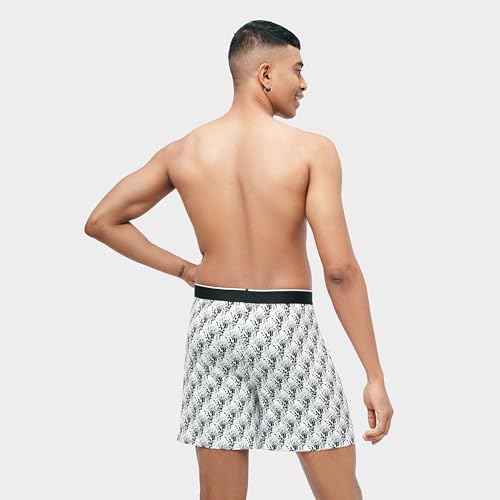 Image of Bummer Micro Modal Boxer Shorts for Men - Ultra Soft & Breathable, 3 Times Softer Than Cotton, Anti-Bacterial, Stretchable for Ultimate Comfort & Style, Pack of 1 (A Shark Tank Product)