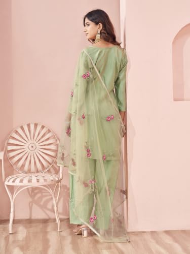 Image of Womanista Farshi Salwar Suit for Women| Farsi Kurta Set with Dupatta