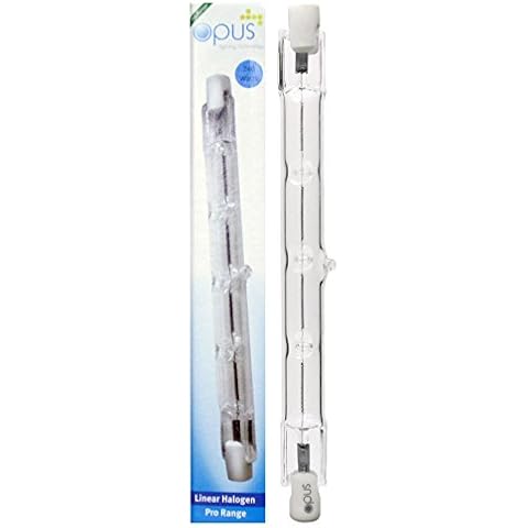 Opus 240w 240v 118mm R7s Double Ended Lamp Tungsten Linear Halogen Security Light Bulb Cover