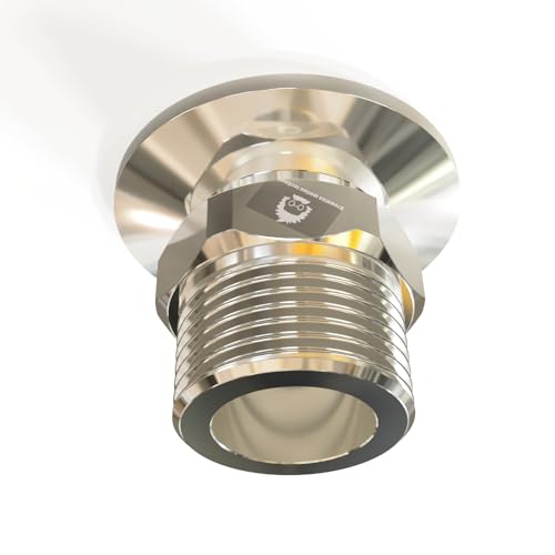 Image of KF40 flange to Male NPT /MNPT Fitting (ISO-KF KF40 QF40 NW40) (1 inch 1 inch Male NPT x KF40)