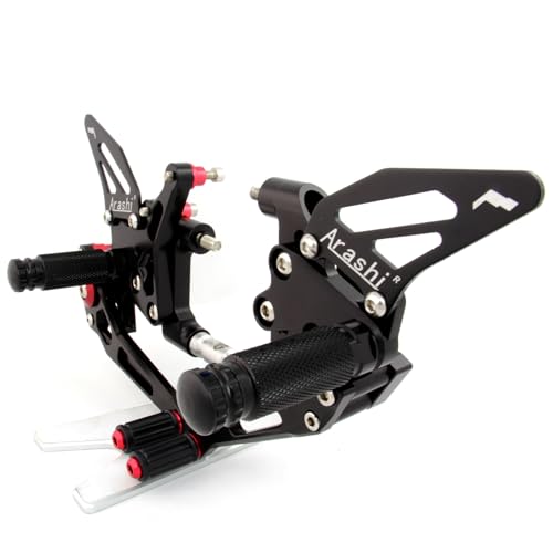 Repose-pieds réglables moto Ducati 1299 Panigale noir 2015-2018