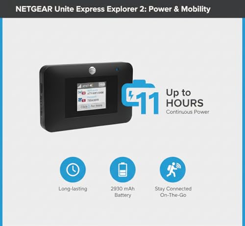 Image of AT&T Unite Express 4G LTE Mobile Hotspot, AC797-100NAS, AirCard 797 Wi-Fi 5 Cellular Wireless Router, LTE Cat-13 Internet Speeds up to 400 Mbps, Perfect for Travel & Work