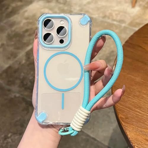 Coque de Luxe iPhone 14 Pro magnétique en silicone transparent haut de gamme