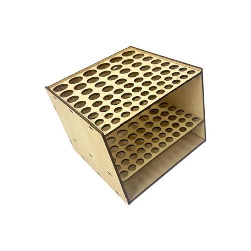 頑丈な木製デスクアクセサリー 71/14/67 穴鉛筆ホルダーオフィス学校ホームアートスタジオ組織木製デスク整頓