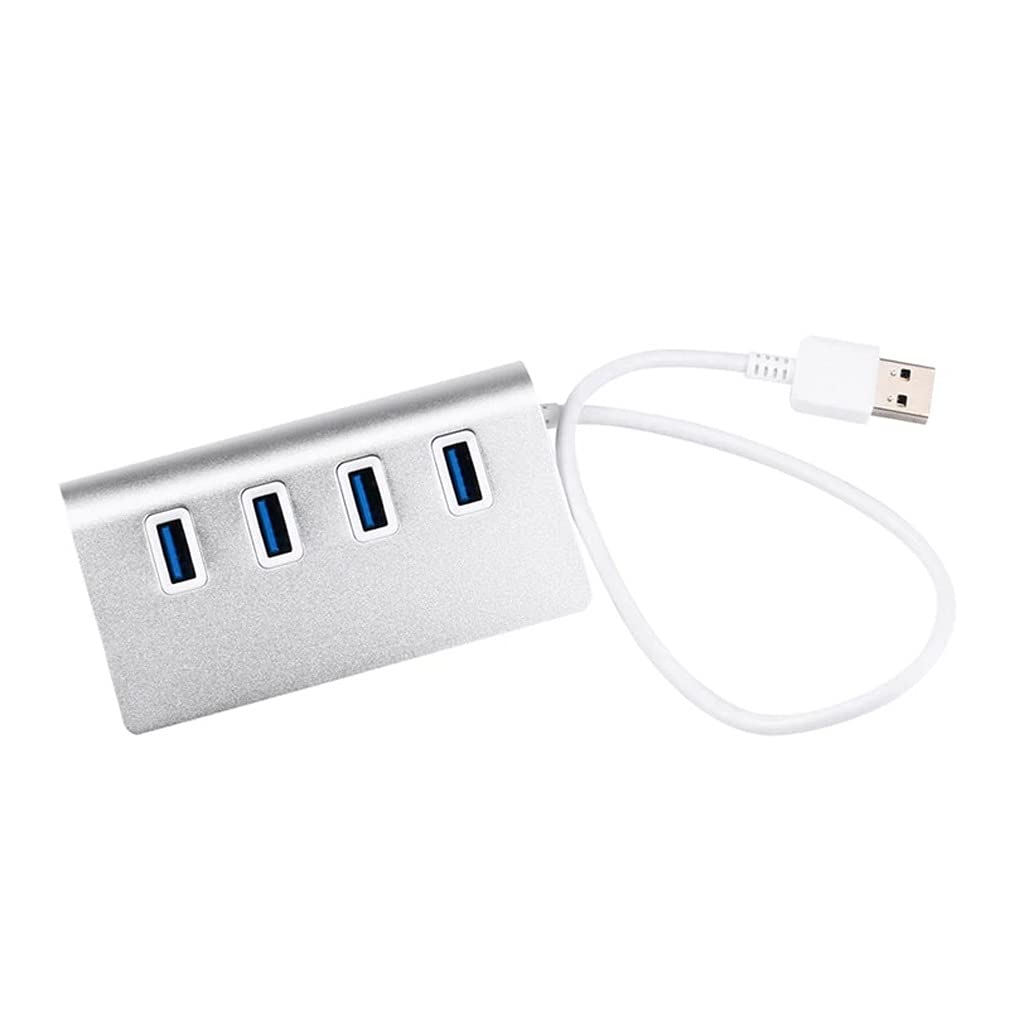One Drag Four Splitter Portable USB Splitter USB 3 0 4-Port Multi Hub Splitter Aluminum Adapter