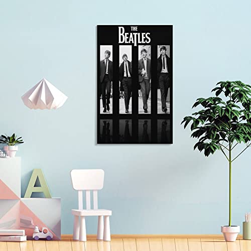 Poster décoratif The Beatles Band – Impression sur toile – Décoration murale moderne pour chambre à coucher – 30 x 45 cm - Les Beatles, Paul McCartney, John Lennon, RIngo Starr, George Harrison Poster décoratif The Beatles Band - Impression sur toile - Décoration murale moderne pour chambre à coucher - 30 x 45 cm – Image 5