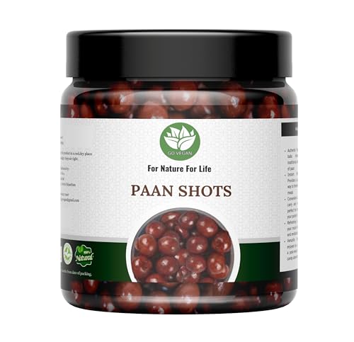 Image of Go Vegan Paan Shots 400gm (Instant Paan, Mouth freshener, Mukhwas) Pan Flavor Candy
