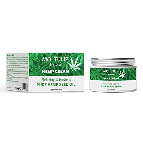 MO TULIP Hemp Oil Face Cream, Hyaluronic Acid Hydrating Relives Dry Skin, Anti-Aging, Anti Wrinkle, Relax & Soothing… - Image 8