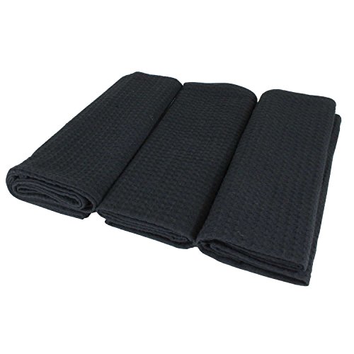 Strofinacci set 3 pezzi in 100% cotone Waffle