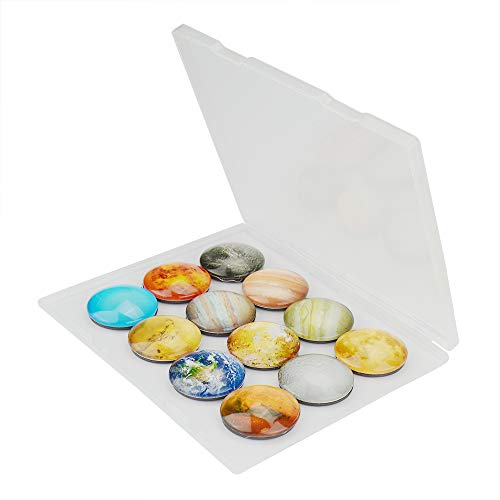 Imanes decorativos redondos para refrigerador, pack 12 miniatura 2