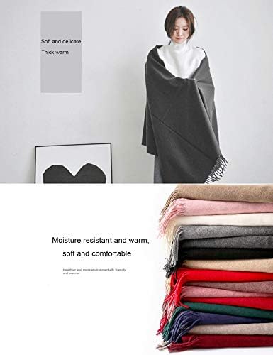 Xale grande feminino de mescla de caxemira Legou, extra macio