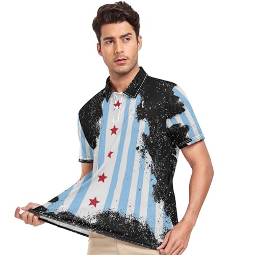 Polo homme séchage rapide GuoChe S t-shirt travail