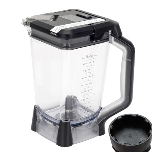 Yidata 72oz Blender Pitcher Replacement with Lid | Compatible with Ninja BN750 BN751 BN800 BN801 BN803TGT BN805A DB751A | BPA-Free Large Capacity Blender Jar for Smoothies Soups Family Use