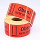 MD Labels Warnetiketten auf Rolle 100x50mm – 500 Stück – Oben/Nicht stürzen/Not to be dropped